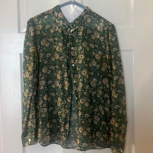 Sezane Floral Blouse